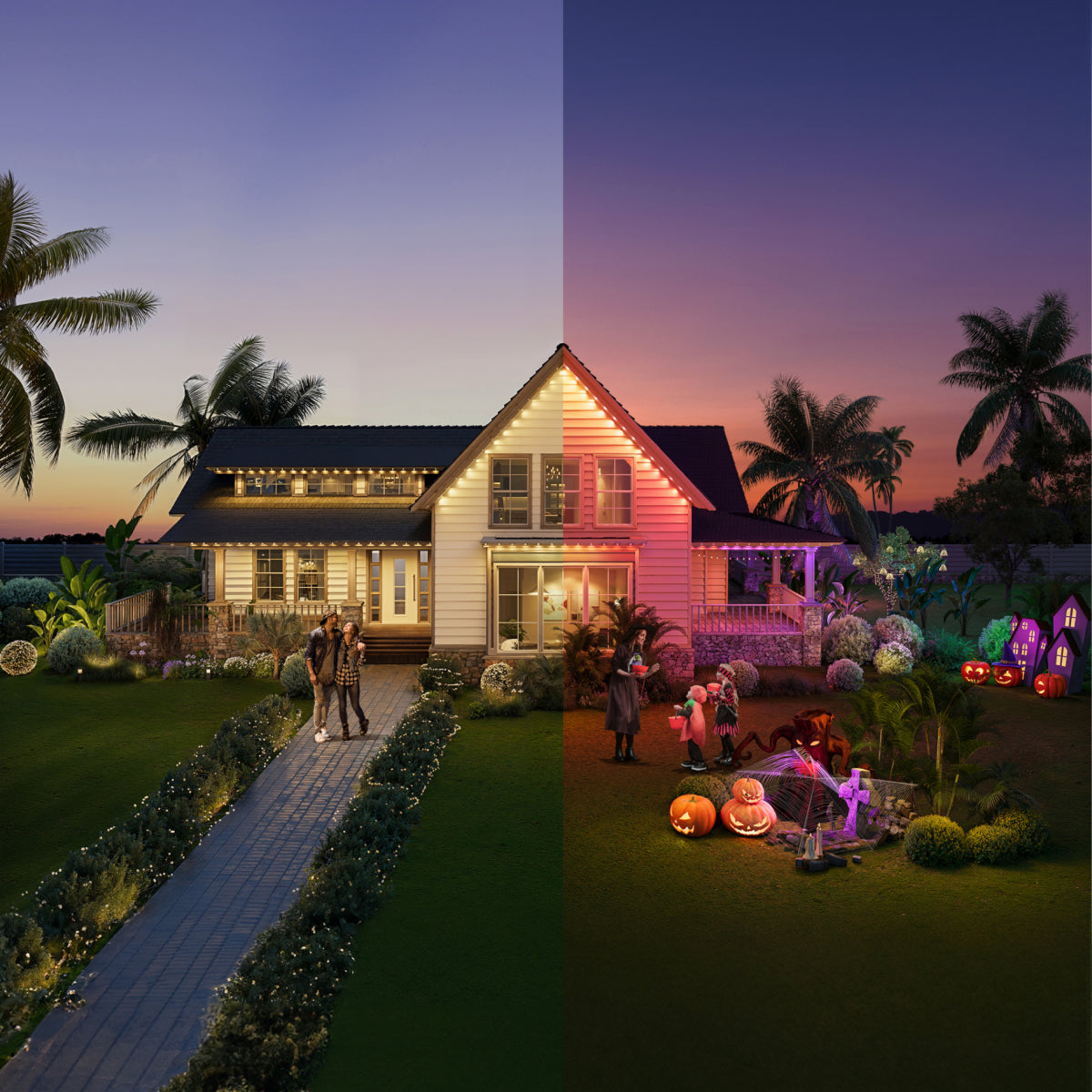 eufy Permanent Outdoor Lights E22 (Black, 50ft)