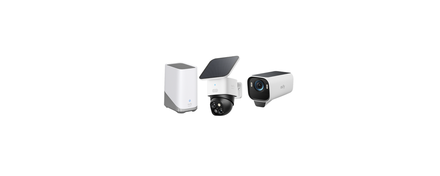 eufyCam S3 Pro + SoloCam S340 + HomeBase S380