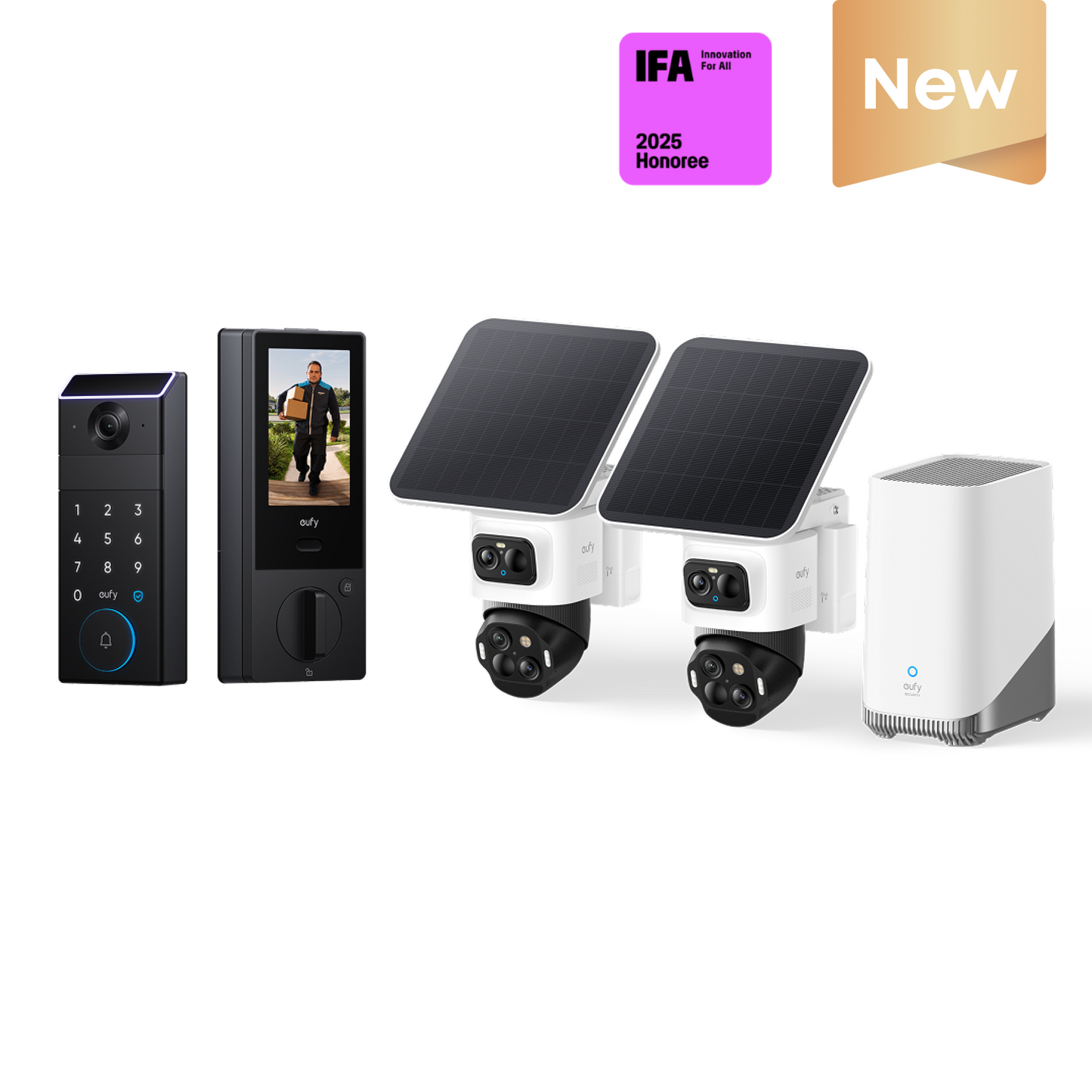 eufyCam S4 2-Cam Kit + eufy FamiLock S3 Max