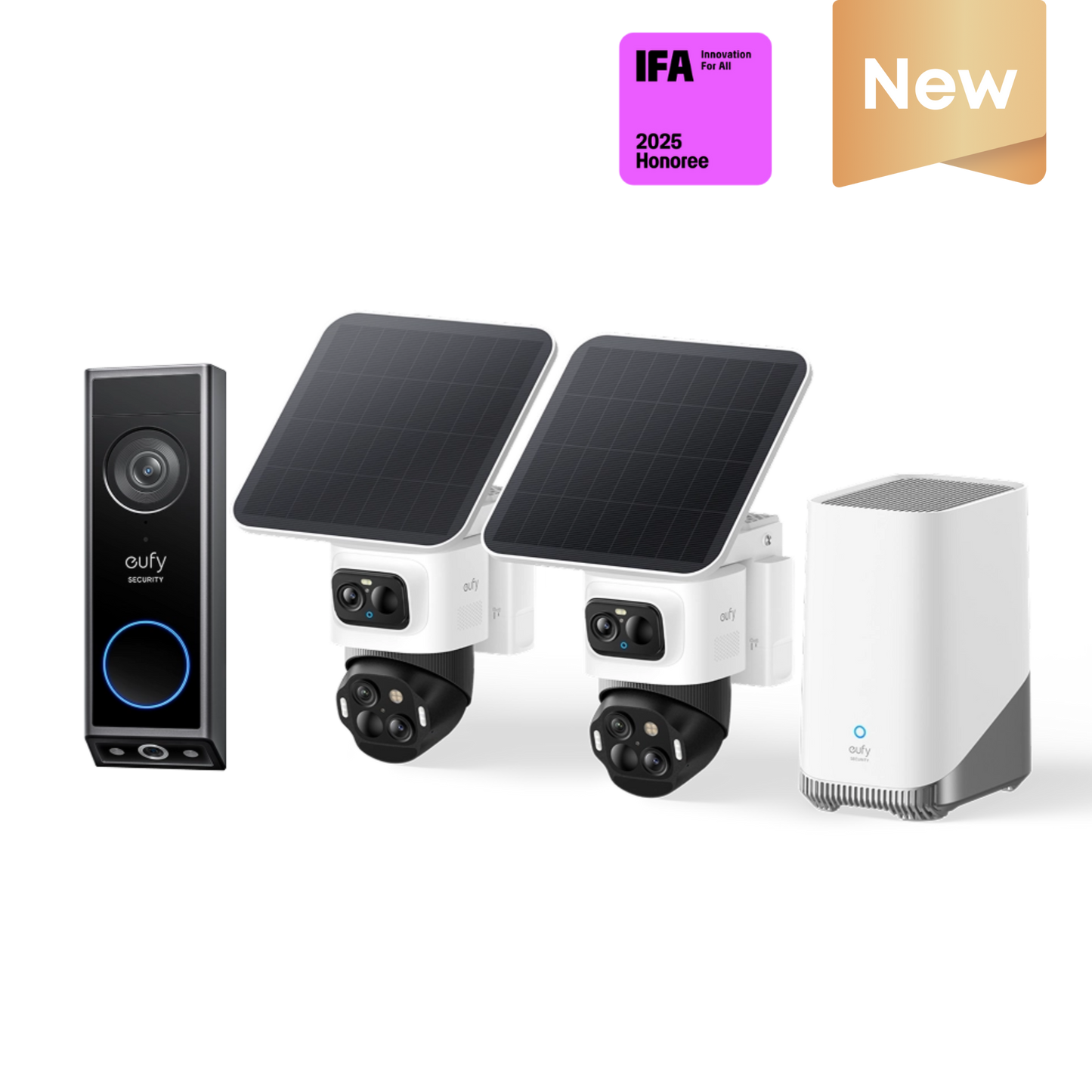 eufyCam S4 2-Cam Kit + Video Doorbell E340