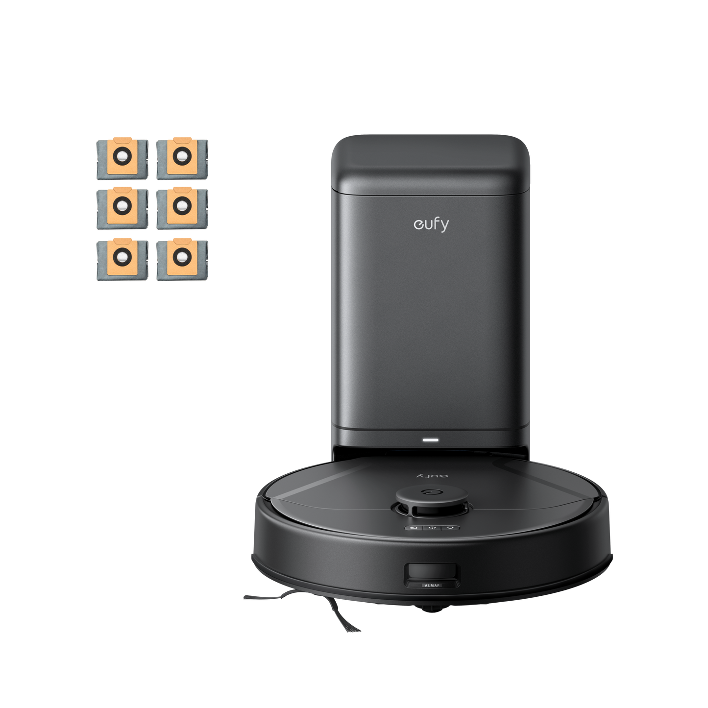 X8 Pro Robotic Vacuum with Self-Empty Station + Dust Bags (6-Pack)