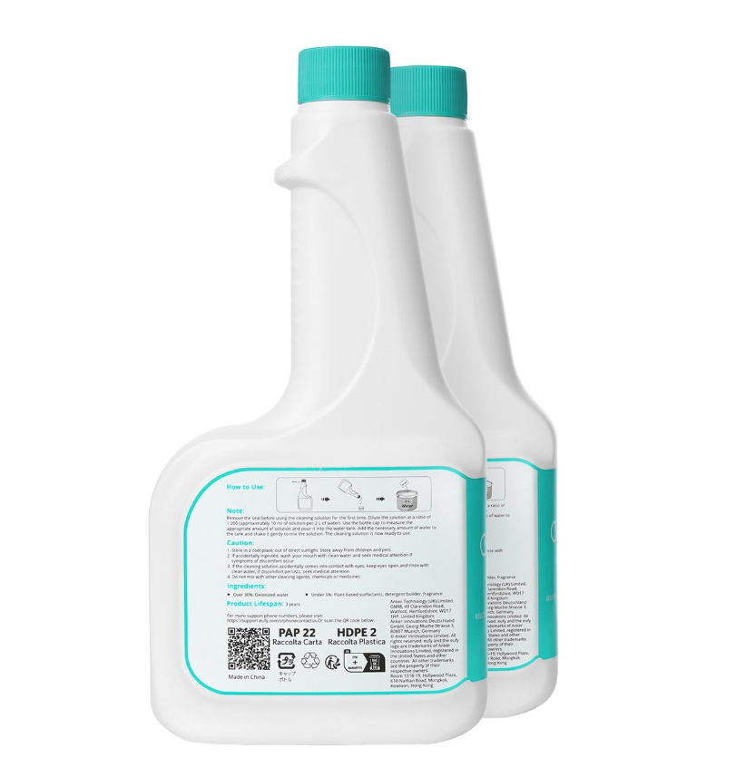 eufy RoboVac Hard Floor Cleaning Solution (2 Bottles)