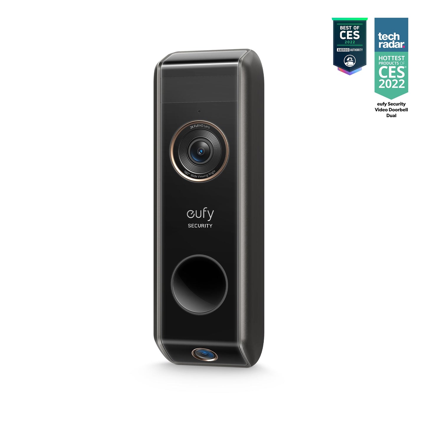 Video Doorbell Dual Add-on Unit (2K, Battery-Powered)