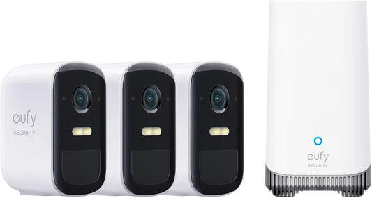 Refurbished eufyCam 2C Pro 3-Cam Kit, HomeBase S380 (HomeBase 3)