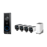 eufyCam S3 Pro 4-Cam Kit + Video Doorbell E340 (Battery Powered)