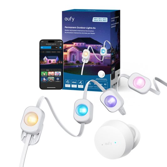 eufy Permanent Outdoor Lights S4 house external lighting (200ft)