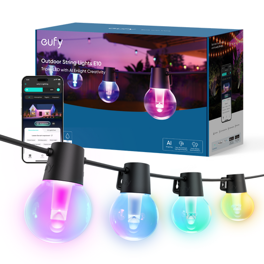 eufy Outdoor String Lights E10 Smart Lighting