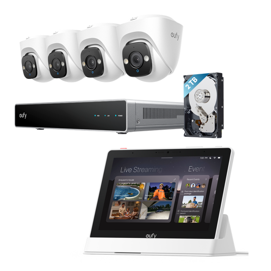 eufy PoE NVR Security System E41 + Smart Display E10