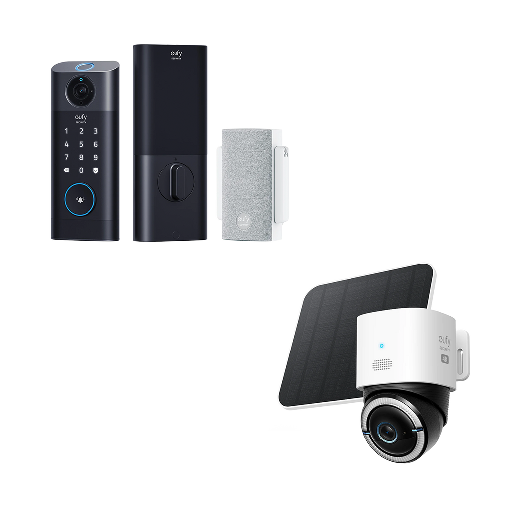 eufy 4G LTE Cam S330 + Video Smart Lock S330