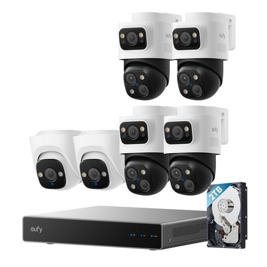 eufy PoE NVR Security System S4+ 2 PoE Cam S4 Add-Ons