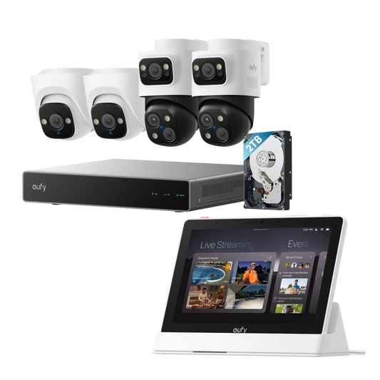 eufy PoE NVR Security System S4 + Smart Display E10