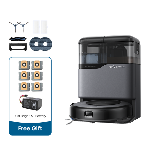 eufy Robot Vacuum Omni C20 + Replacement Parts Kit