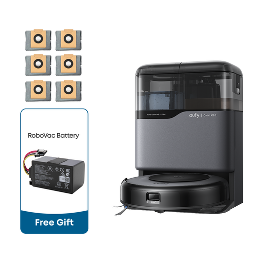 eufy Robot Vacuum Omni C20 + Dust Bag