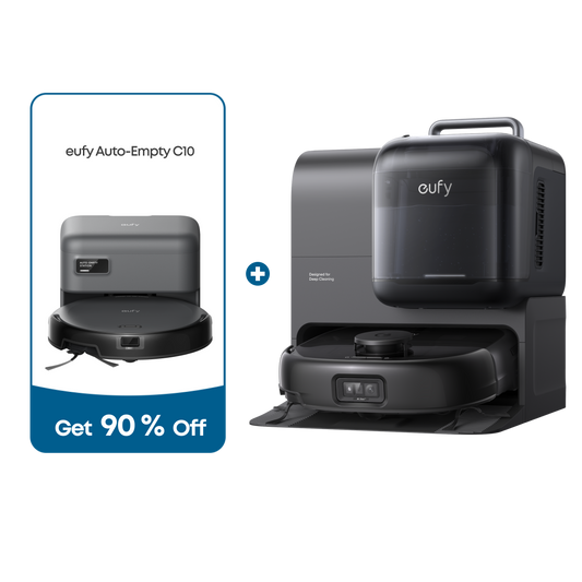 eufy Robot Vacuum Omni E28 + eufy Auto-Empty C10(90%Off)