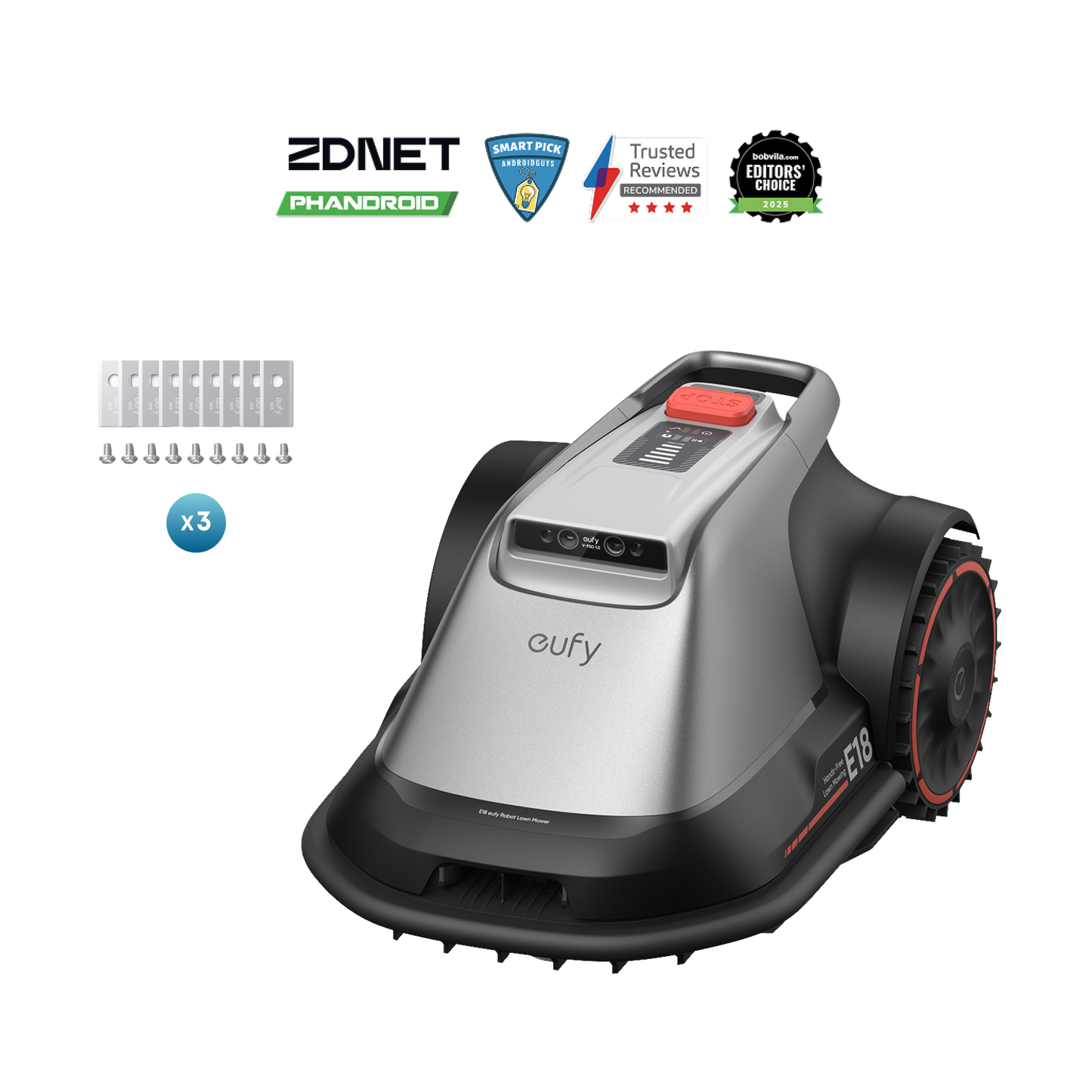 eufy Robot Lawn Mower E18 + Blade Set