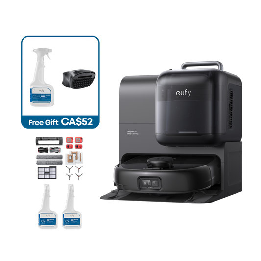 eufy Robot Vacuum Omni E28 + Accessories Package + Floor Cleaner*2