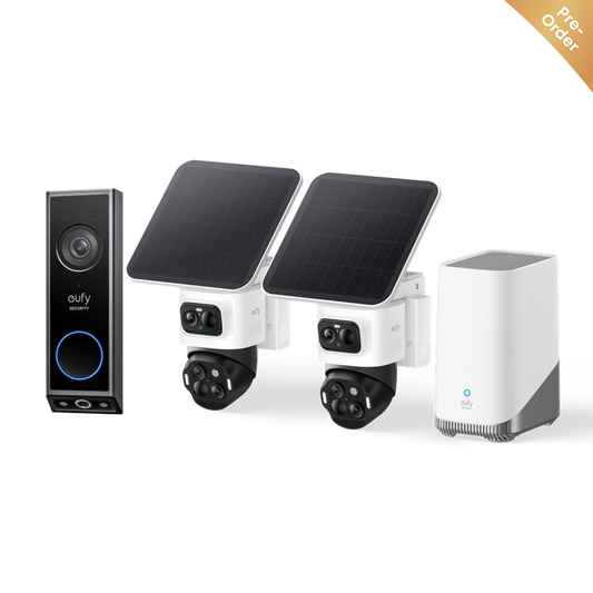 eufyCam S4 2-Cam Kit + Video Doorbell E340