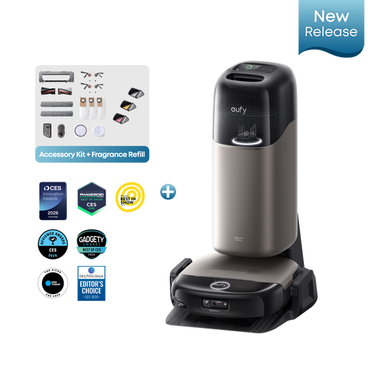 eufy Robot Vacuum Omni S2 + Accessory Kit + Fragrance Refill