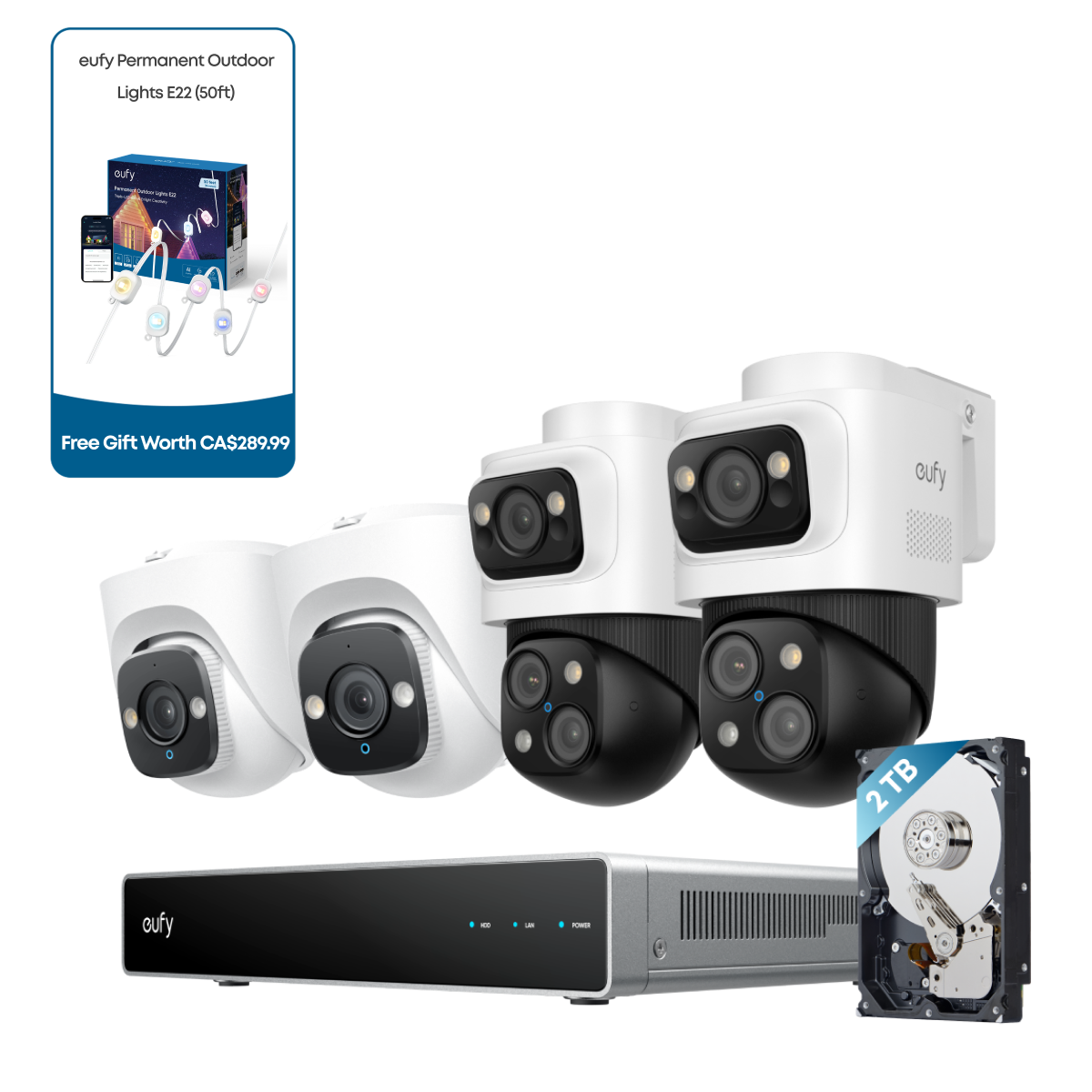 eufy PoE NVR Security System S4