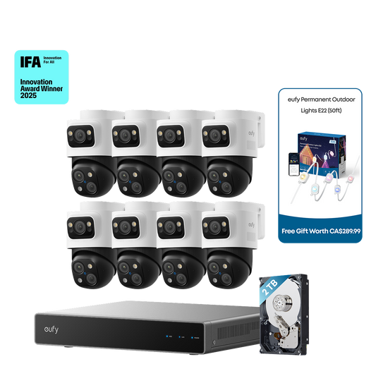 eufy PoE NVR Security System S4 Max + 4 PoE Cam S4 Add-Ons