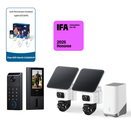 eufyCam S4 2-Cam Kit + eufy FamiLock S3 Max