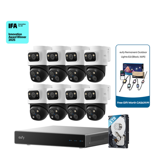 eufy PoE NVR Security System S4 Max + 4 PoE Cam S4 Add-Ons