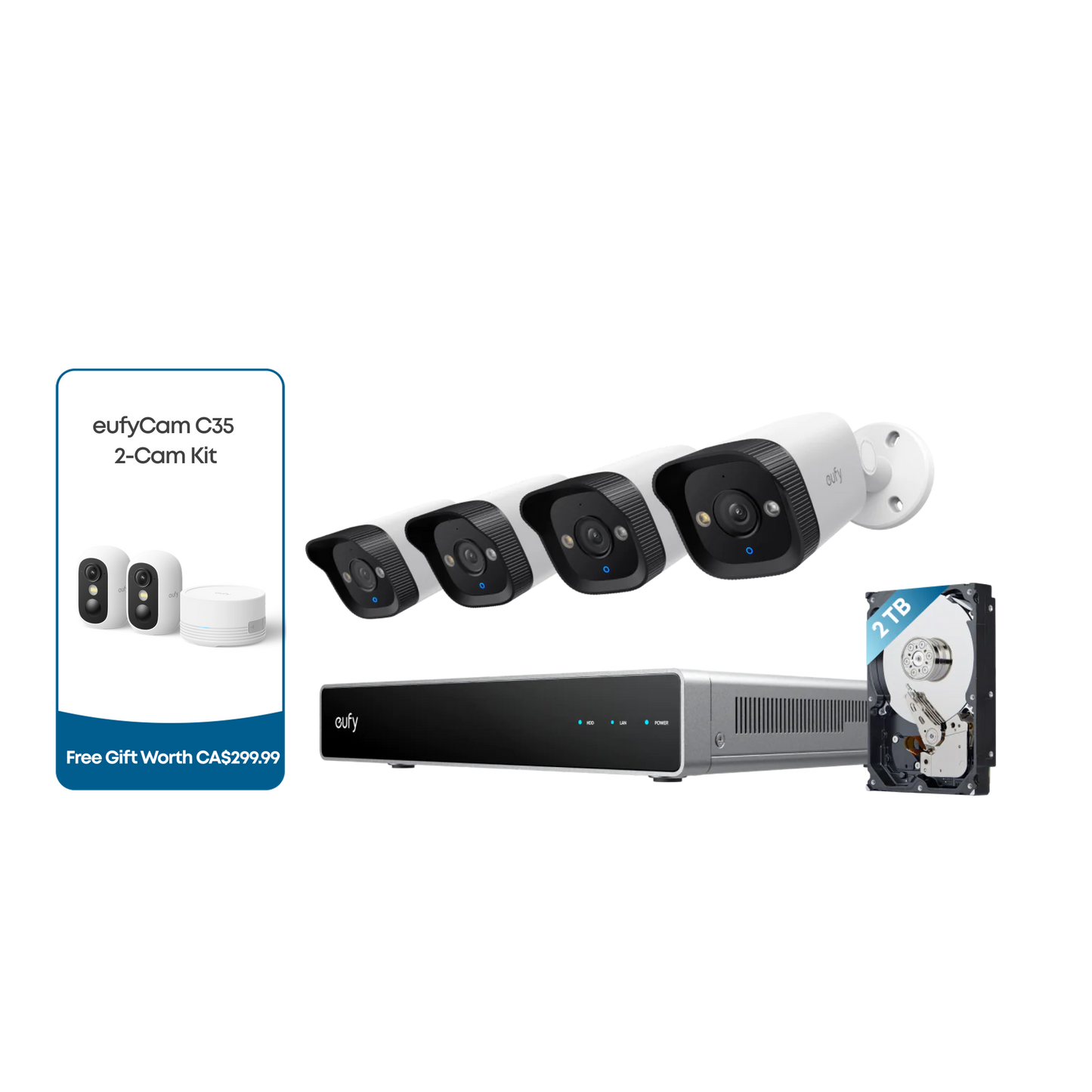 eufy PoE NVR Security System E40