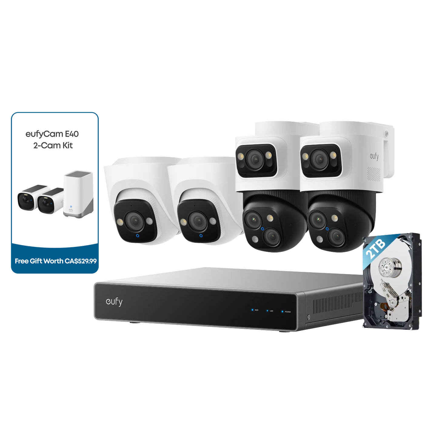 eufy PoE NVR Security System S4