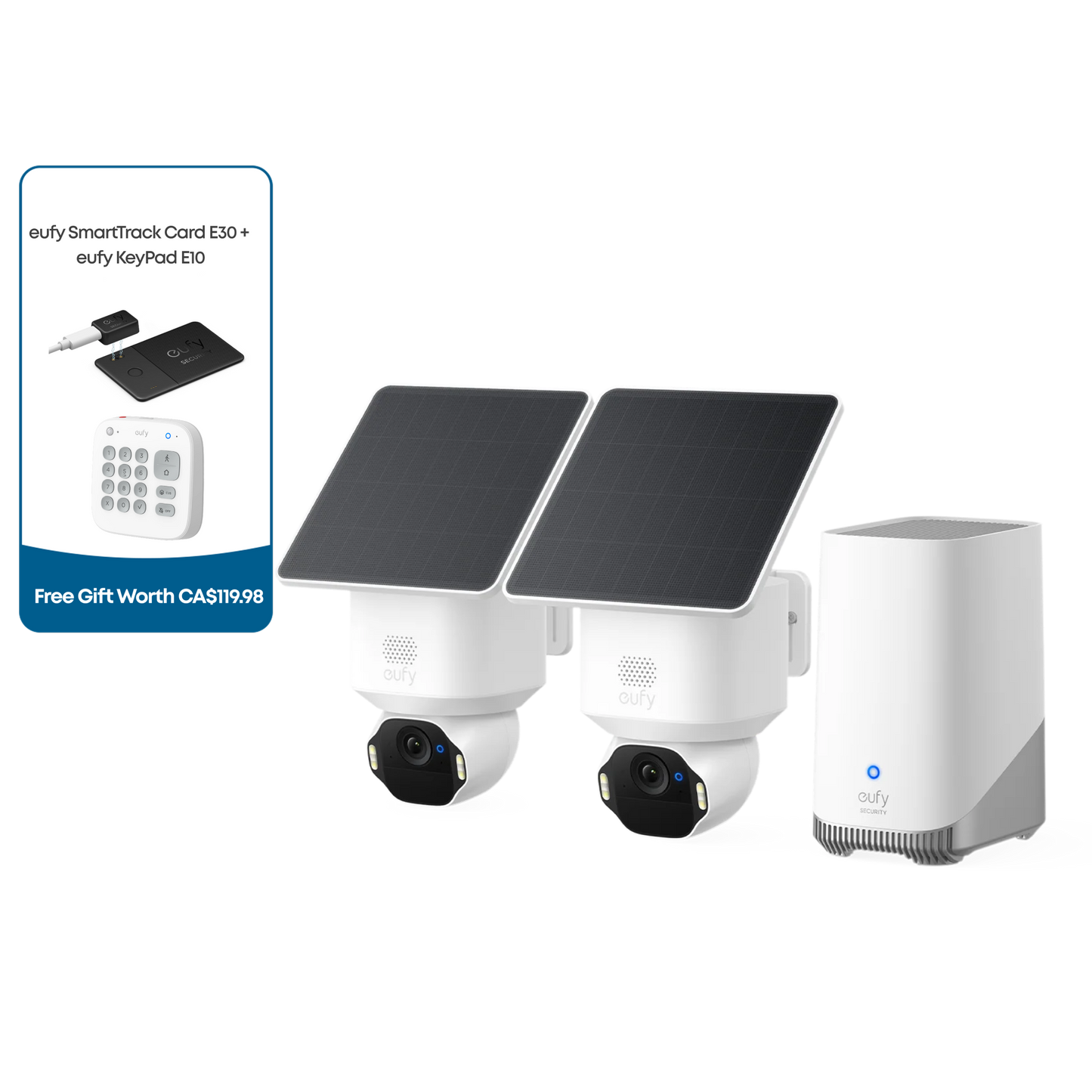 eufy SoloCam E42 2-Cam Kit (HomeBase S380)