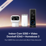 Early Bird Coupon for Indoor Cam S350 + Video Doorbell E340 + Homebase 3