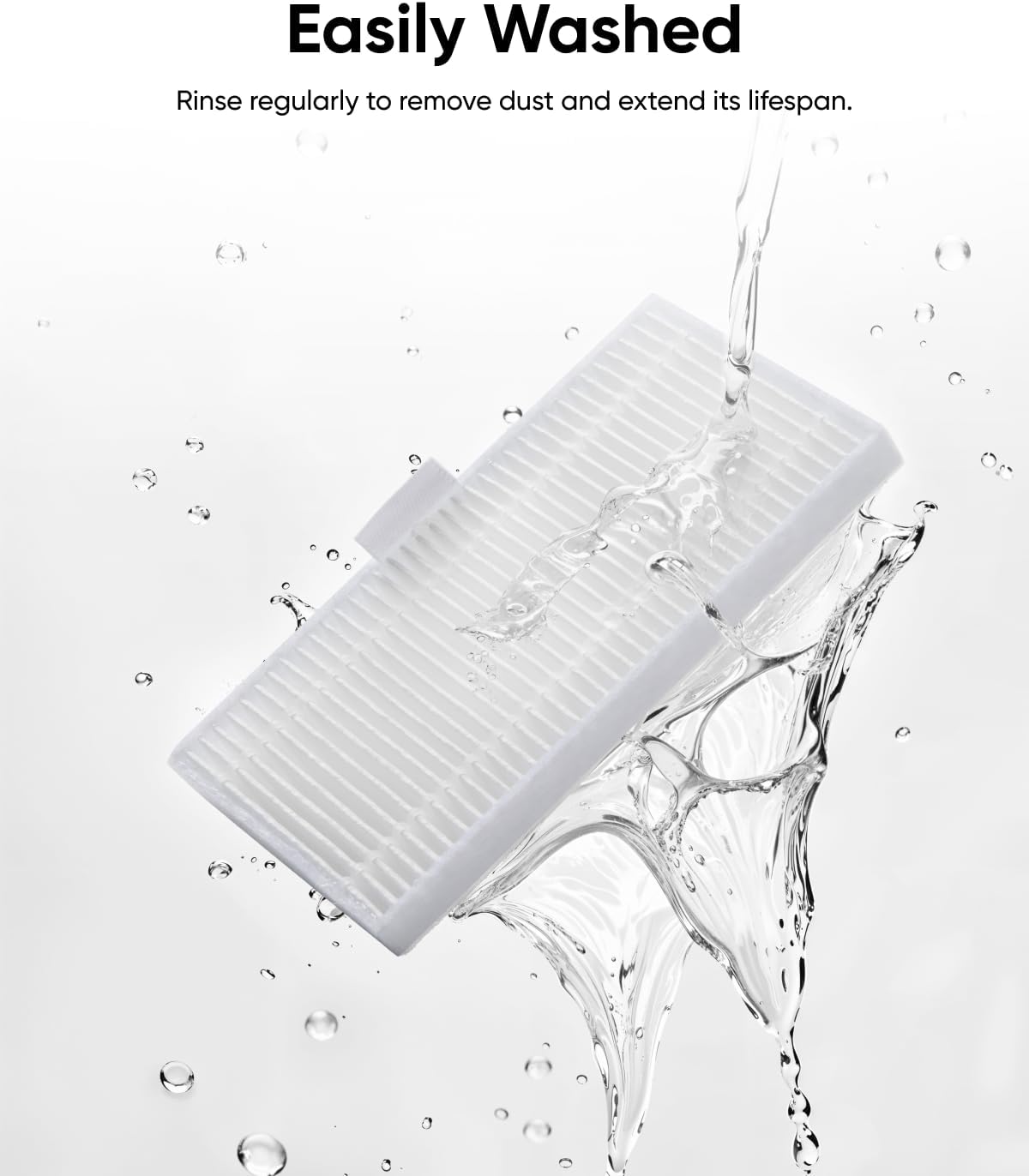 eufy 2 Replacement Washable Filter, Compatible with eufy C20 Omni Robot Vacuum Cleaners