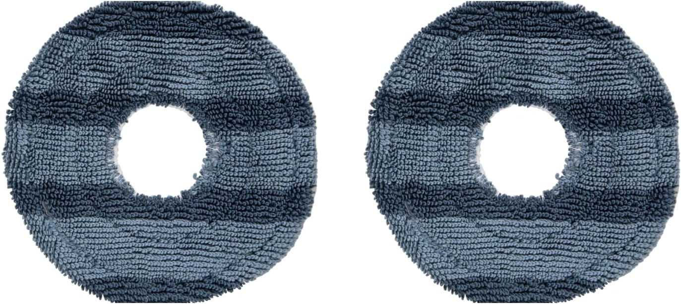 eufy 2-Pack Vacuum Mop Replacement Pads, Compatible Omni C20 Series Robot Vacuums, Washable and Reusable Soft Mopping Pad Parts Accessories