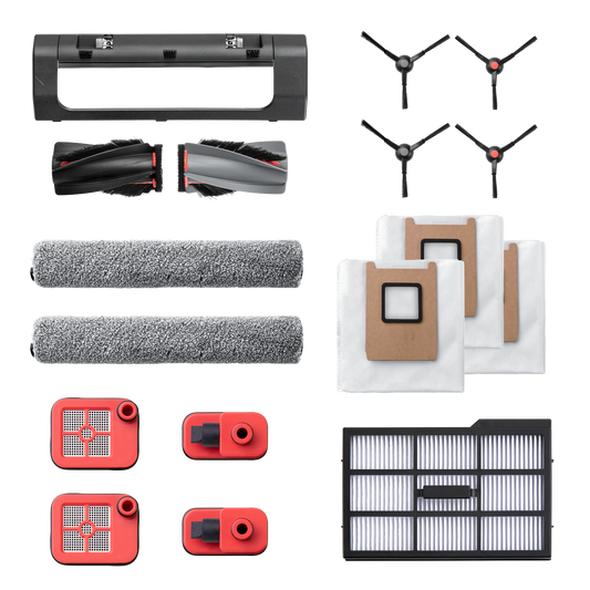 eufy Accessories Package, Side Brush, Filter, Rolling Brush for Robovac, Dustbag, Roller Mop, Dirty Water Reservoir Filter