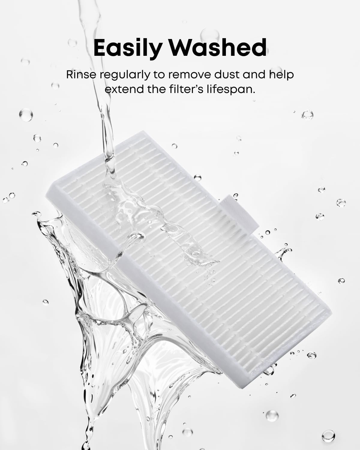 eufy Replacement Washable Filter for eufy C10, 2-Pack Included