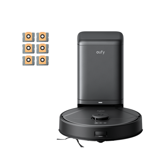 X8 Pro Robotic Vacuum with Self-Empty Station + Dust Bags  (6-Pack)