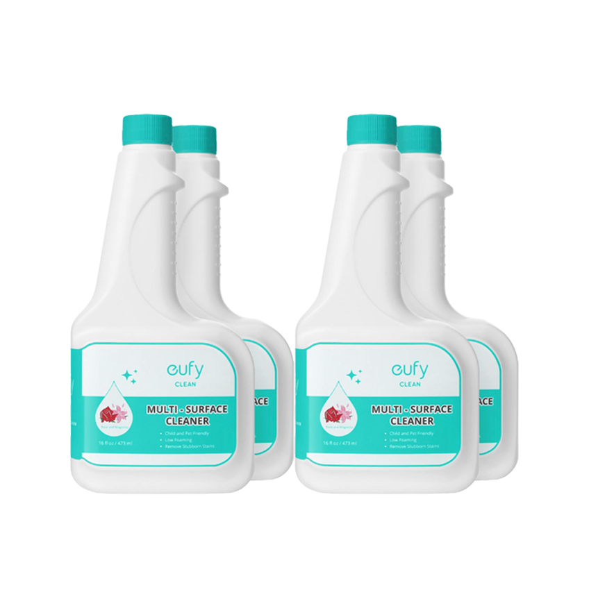 eufy RoboVac Hard Floor Cleaning Solution (4 Bottles)