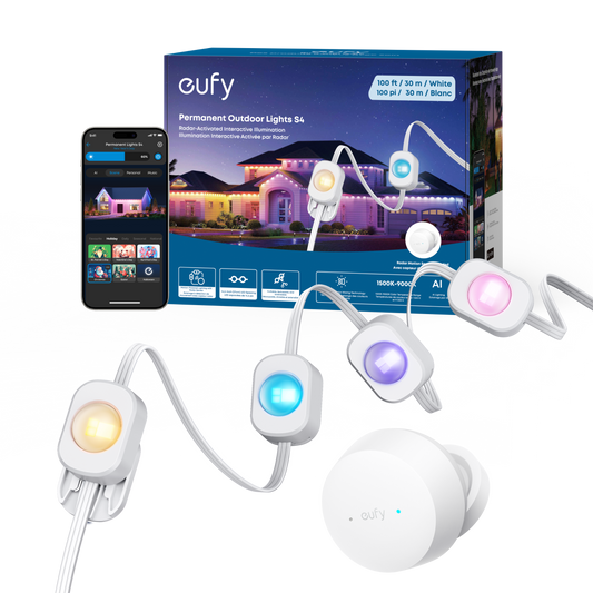 eufy Permanent Outdoor Lights S4 house external lighting (100ft)