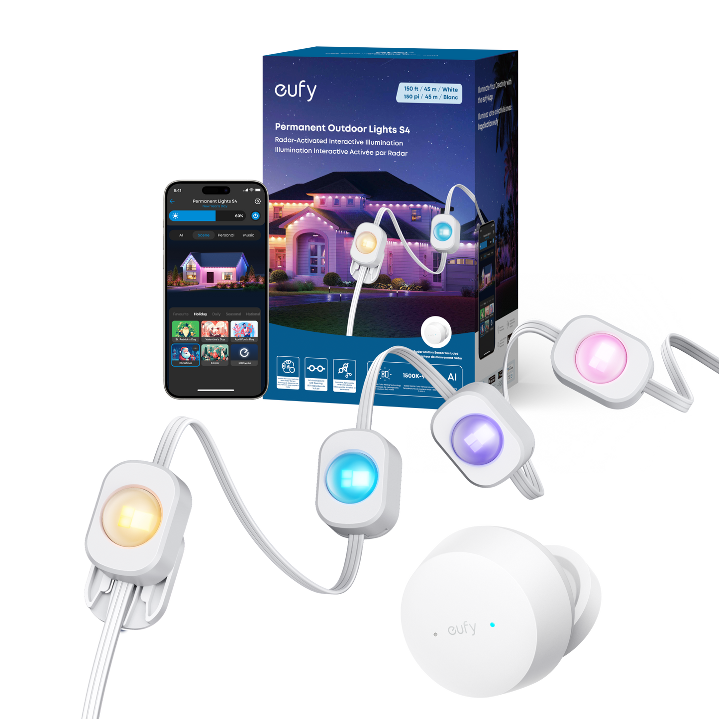 eufy Permanent Outdoor Lights S4 (150ft)