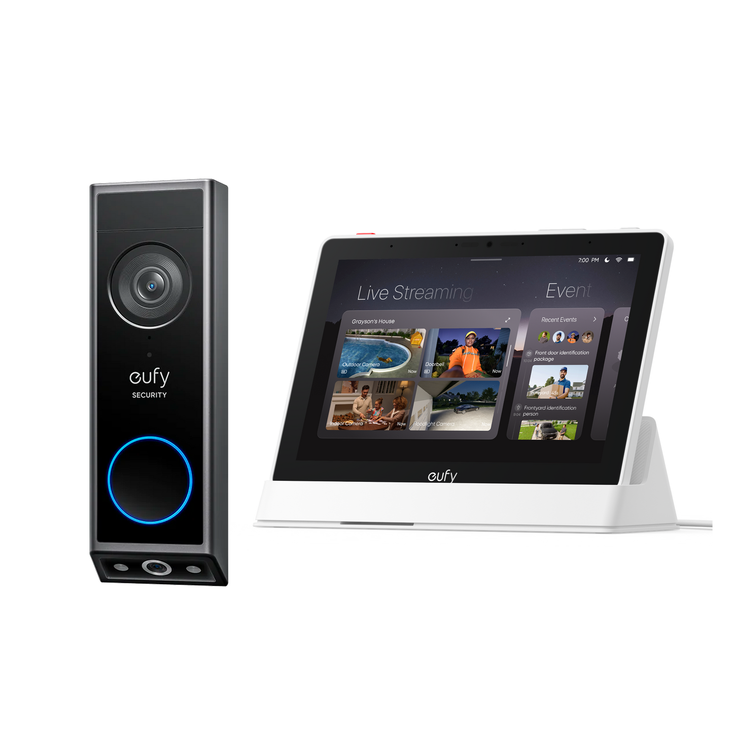 eufy Video Doorbell E340 + Smart Display E10