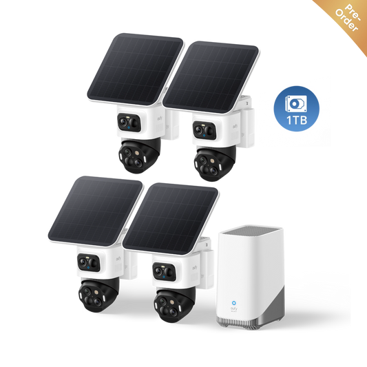 eufyCam S4 4-Cam Kit + 1 TB Hard Drive