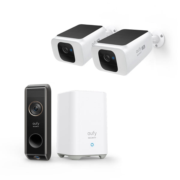 S330 Video Doorbell + S230 SoloCam (SoloCam S40) 2 Pack | eufy CA