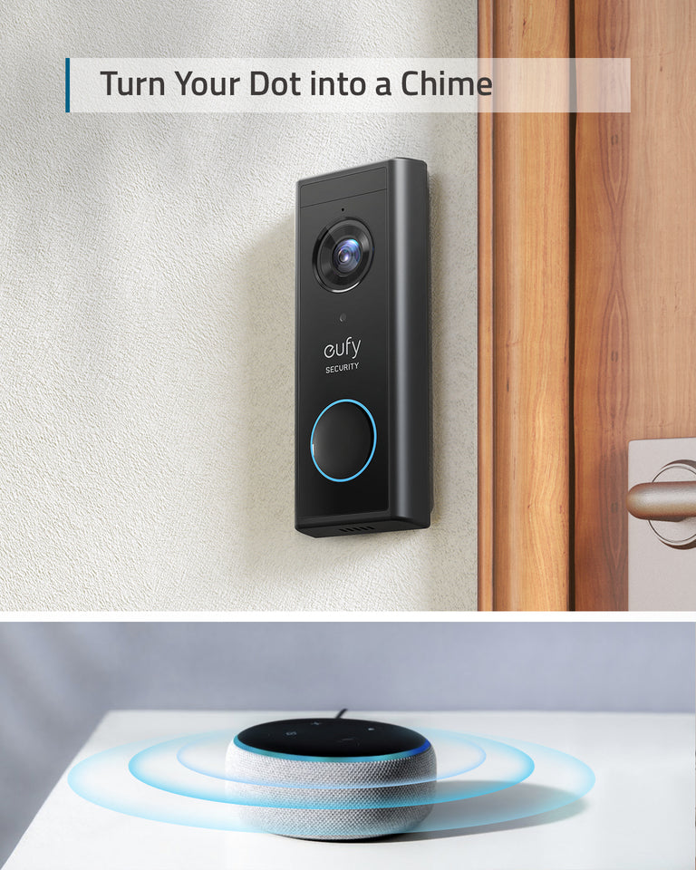 eufy security smart video doorbell camera 2K (Battery-Powered)